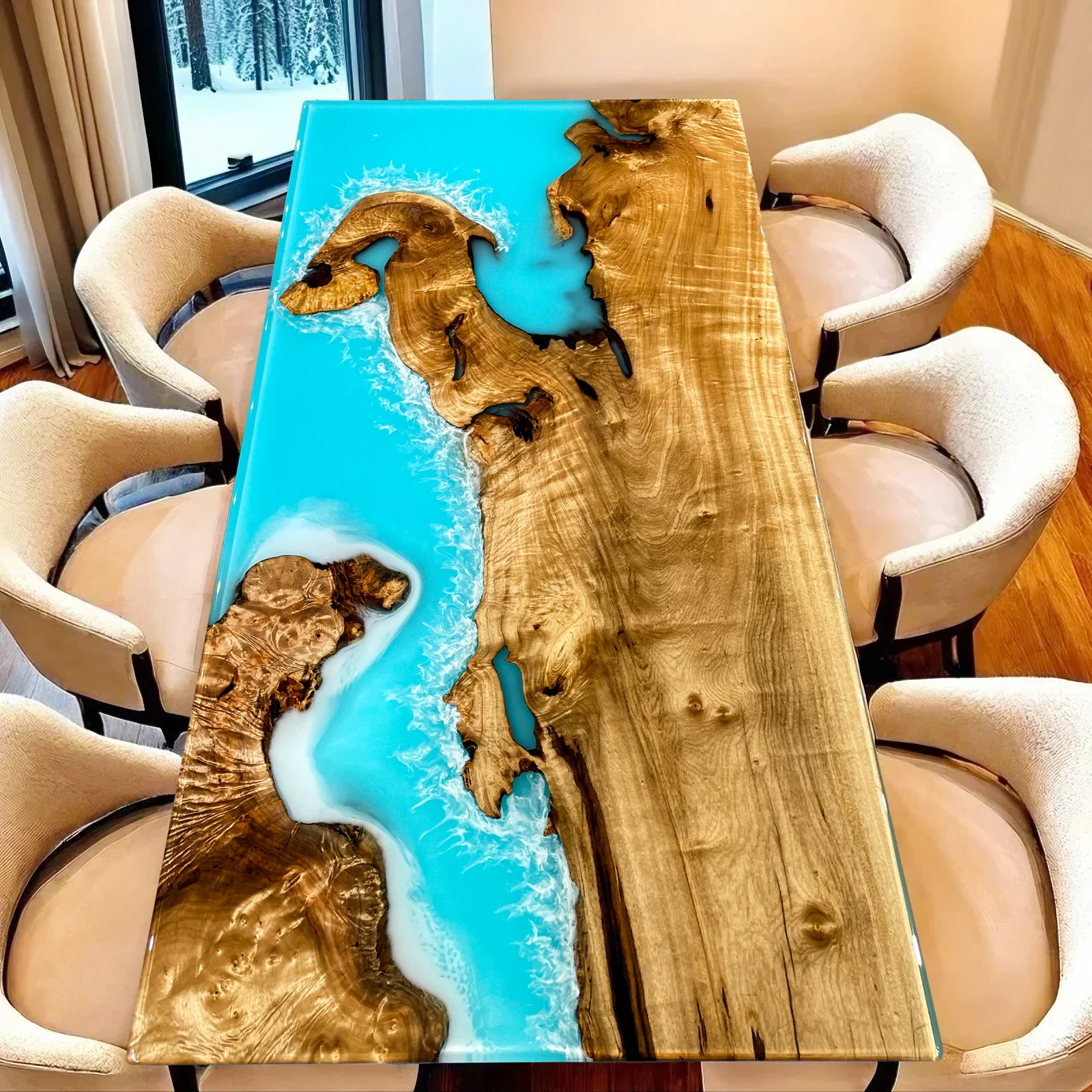 Epoxy Resin Table in Stock